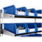 Wandrek - 6 legborden - stalen - L 1000 x B 640 x D 220 mm - met 24 bakken - ons merk Schäfer Shop Select