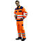 Warnschutz-Bundhose, orange/blau, Gr.48