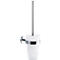 Wc-borstelhouder tesa® SMOOZ, verchroomd, zonder te boren, incl. kleefstrips