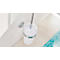 Wc-borstelhouder tesa® SMOOZ, verchroomd, zonder te boren, incl. kleefstrips