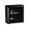 Schwarze WD Black D50 Game Dock NVMe SSD, rechteckig. Aufschrift WD_BLACK.