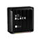 Schwarze WD_BLACK Game Dock SSD. Aufschrift: WD_BLACK, DS50 Game Dock NVMe SSD.