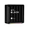 Schwarze WD_BLACK Game Dock, senkrechte Linien, weiÃŸer Schriftzug. Unten farbige LED-Leiste.