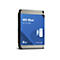 Festplatte WD Blue, 4 TB, mit blauem Label und Logo.