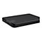 Disque dur externe noir avec port USB. Inscription : WD, Storage on the go.