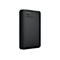 Disque dur externe noir WD Elements sur fond blanc. Comprend le logo WD et le texte.