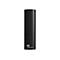 Disque dur externe noir, WD Elements, avec logo et lettrage.