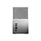 WD My Cloud Home Duo WDBMUT0060JWT - Gerät für persönlichen Cloudspeicher - 6 TB - HDD 3 TB x 2 - RAID 1, JBOD - Gigabit Ethernet
