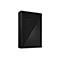 Disque dur externe noir avec rainures diagonales et logo WD.