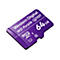 WD Purple SC QD101 WDD064G1P0C - Flash-Speicherkarte - 64 GB - microSDXC UHS-I