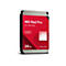 Disque dur WD Red Pro avec une surface rouge, un cadre noir et un dessus gris. Sur la surface rouge se trouvent les mots "WD Red Pro" et "3.5" NAS HDD", ainsi que le logo OptiNAND en blanc. En dessous se trouve "24 TB".