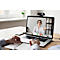 Webcam Kensington W2050, 1080p Full HD, 2 microphones omnidirectionnels, orientable/inclinable, 2x zoom, noir
