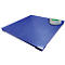 Weegbrug Adam PT-112, weegbereik 200 g-1000 kg, met AE403-display, B 1200 x D 1200 x H 100 mm, staal, blauw