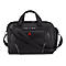 Schwarze Wenger Laptoptasche mit Tragegriffen und Schultergurt vor neutralem Hintergrund.