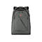 Grauer Rucksack mit dem Schweizer Kreuz.