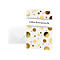 Wenskaart Sigel 'Golden Bubble', formaat B6, 115 x 170 mm, met witte &amp; gegomde enveloppen, FSC® glanzend karton met goudopdruk, 10 stuks
