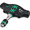 WERA Bithalter 416 RA, 1/4 Zoll Ratsche, Feinverzahnung, Klingen-L. 45 mm, 2K-Griff
