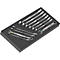 WERA gereedschapmodule 9730, 11-delig, met schuimrubberen inleg, water- en olieafstotend, B 185 x H 55 x D 405 mm