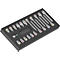 WERA gereedschapsmodule 9723, 22-delig, schuiminzet, Zyklop B 3/8″ bitdoppenset, water- &amp; olieafstotend, BxHxD 172x39x392 mm