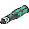 WERA Umschaltknarre Zyklop Pocket Set 8009, 3/8' + 1/4', 72 Zähne, Kombiwerkzeugaufnahme, inkl. 12 Bits