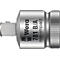 WERA Vergrößerungsstück 781 B, Antrieb 3/8', Abtrieb 1/2', L 36 mm, CV-Stahl, matt verchromt