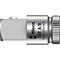 Close-up van een zilveren Wera bit adapter, met de merknaam en productaanduiding.