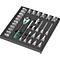 WERA Werkzeugmodul 9722, 31-tlg, mit Schaumstoffeinlage, Zyklop 8000 C Knarre Set, wasser- & ölabweisend, BxHxT 344x51x392 mm