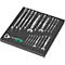 WERA Werkzeugmodul 9731, 19-tlg., Schaumstoffeinlage, wasser- & ölabweisend, BxHxT 344x58x392 mm