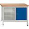 Werkbank met 1 deur en 2 legborden,