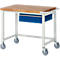 Werkbank Serie 8000, fahrbar, mit Hängeschublade, B 1000 x T 700 x H 880 mm