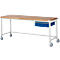Werkbank Serie 8000, fahrbar, mit Hängeschublade, B 2000 x T 700 x H 880 mm