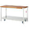 Werkbank serie 8000, verrijdbaar, neerlaatbaar, Legbord, B 1500 x D 700 x H 880 mm
