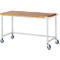 Werkbank serie 8000, verrijdbaar, werkblad massief beukenhout, B 1500 x D 700 x H 880 mm