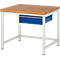 Werkbank serie 8001, vast, met schuiflade, B 1000 x D 900 X H 840 mm