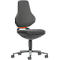Werkstoel TEXON 2 in zwarte stof, ergonomisch en comfortabel, met Auto-Motion technologie en wielen