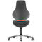 Werkstoel TEXON 2 in zwarte stof, ergonomisch en comfortabel, met Auto-Motion technologie en wielen