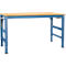 Werktafel Ergo, elektro-hydrauliek, blad multiplex, 1750 x 800 mm, briljantblauw