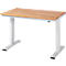 Werktafel serie adlatus 300, massief beuken blad, B 1250 x D 800 x H 720-1120 mm