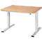 Werktafel serie adlatus 300, massief beuken blad, B 1250 x D 800 x H 720-1120 mm