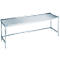 Werktafel van rvs, inrijvakken, 850 x 700 x 2000 mm