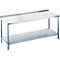 Werktafel van rvs met legbord, 850 x 700 x 1600 mm