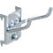 Werkzeughalter WFI, schräg, beschichtet, 2 Haken, 5 Stück, Stahl, L 64 x B 40 x H 50 mm, silber