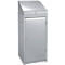 Werkzeugschrank, mit Schreibpultaufsatz, weißaluminium RAL 9006 