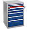 Werkzeugschrank WSK 3610-8S, B 717 x T 725 x H 1000 mm, 8 Schubladen