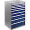 Werkzeugschrank WSK 5414-10E, 10 Schubladen, 1450 mm hoch