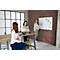 Whiteboard 2000 MAULpro, wit kunststof gecoat, magnetisch, frame zilver, B 1200 x H 900 mm + 15-delige accessoireset