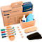 Whiteboard accessoireset Legamaster WOODEN, 17 stuks, voor magnetische en beschrijfbare whiteboards, FSC®-gecertificeerd natuurlijk beukenhout.