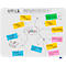 Whiteboard ESSENCE Legamaster - frameloos - geëmailleerd - B 1195 x H 900 mm - met afgeronde hoeken 