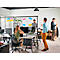 Whiteboard Legamaster Premium Plus, mobil, als Trennwand nutzbar, horizontal & vertikal, magnethaftend, B 1200 x H 1500 mm, Stahl weiß emailliert