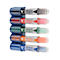 Five colored whiteboard markers in a holder, labeled "Board Master", various colors and lettering.